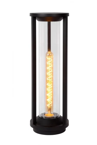 Ландшафтный светильник Cadix 15804/50/30 Lucide уличный IP65 чёрный 1 лампа, плафон прозрачный чёрный в стиле современный E27