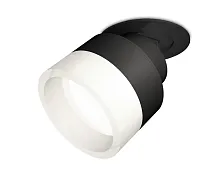 Светильник точечный XM8102520 Ambrella light белый 1 лампа, основание чёрное в стиле хай-тек 