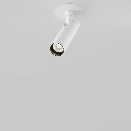 Светильник точечный LED Focus T C141RS-L125-6W3K-W Maytoni белый 1 лампа, основание белое в стиле хай-тек современный трубочки фото 7