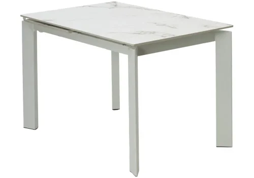 Керамический стол Corner 120 gloss golden jade solid ceramic / white 593874 Woodville столешница белая из керамика