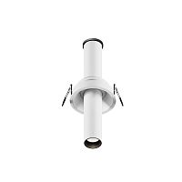 Светильник точечный LED Focus T C140RS-L200-7W4K-W Maytoni белый 1 лампа, основание белое в стиле хай-тек современный трубочки