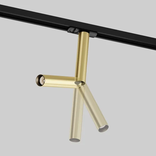 Трековый светильник LED Single phase track system Unity TR142-1-6W3K-BS Maytoni латунь для шинопроводов серии Single phase track system Unity латунь фото 5