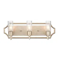 Бра Элса (Elsa) VL4214W03 Vele Luce прозрачный на 3 лампы, основание бежевое в стиле классический Бра Элса (Elsa) VL4214W03 Vele Luce прозрачный на 3 лампы, основание бежевое в стиле классический