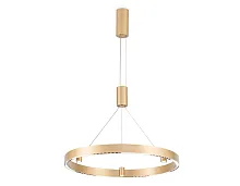 Светильник подвесной LED FL5846 Ambrella light золотой 1 лампа, основание золотое в стиле современный хай-тек кольца
