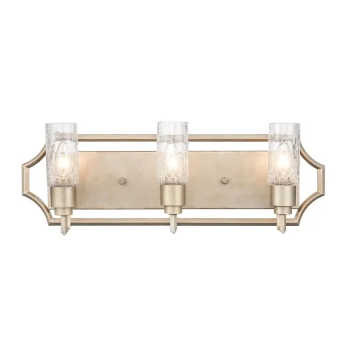 Бра Элса (Elsa) VL4214W03 Vele Luce прозрачный на 3 лампы, основание бежевое в стиле классический Бра Элса (Elsa) VL4214W03 Vele Luce прозрачный на 3 лампы, основание бежевое в стиле классический