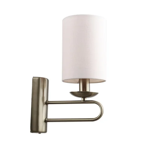 Бра Eclipse 10166/1A Brass Escada бежевый на 1 лампа, основание бронзовое в стиле современный 