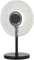Настольная лампа LED Portu 4011/02/01T Stilfort прозрачная 1 лампа, основание чёрное металл в стиле современный 