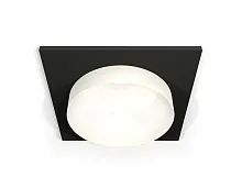 Светильник точечный Techno spot XC6521020 Ambrella light белый 1 лампа, основание чёрное в стиле хай-тек современный квадратный