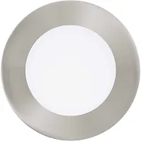 Светильник точечный LED FUEVA 1 95467 Eglo никель серый 1 лампа, основание серое никель в стиле современный минимализм 