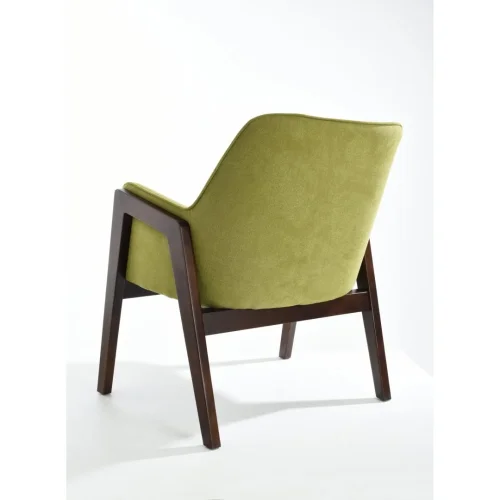 Кресло Arthur 701066 Milosh Tendence, оливковый/текстиль, ножки/дерево/коричневый, размеры - ***550*735*мм фото 9