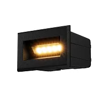 Подсветка для лестниц LED Bosca O045SL-L3B3K Maytoni уличный IP65 чёрный на 1 лампу, плафон чёрный в стиле современный хай-тек LED
