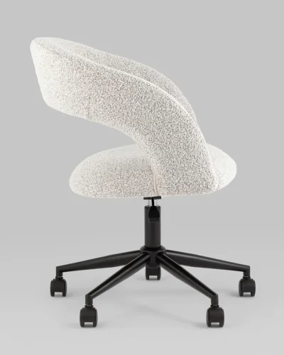 Кресло Mia, светло-серый УТ000037003 Stool Group, серый/ткань, ножки/металл/чёрный, размеры - 480*910***610*600 фото 3