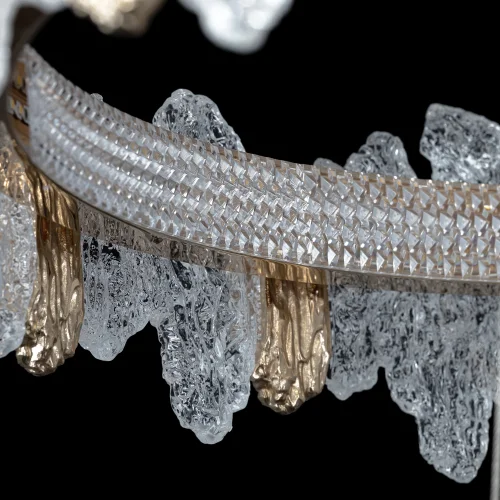 Люстра подвесная LED с пультом Lava CL250182 Citilux прозрачная янтарная на 1 лампу, основание золотое в стиле современный кольца с пультом фото 11 Люстра подвесная LED с пультом Lava CL250182 Citilux прозрачная янтарная на 1 лампу, основание золотое в стиле современный кольца с пультом фото 11