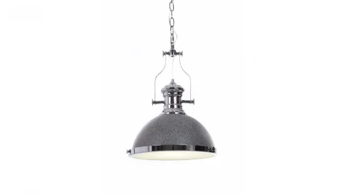 Светильник подвесной лофт Etorre LDP 710-300 GRANIT Lumina Deco серый серебряный 1 лампа, основание хром в стиле лофт 