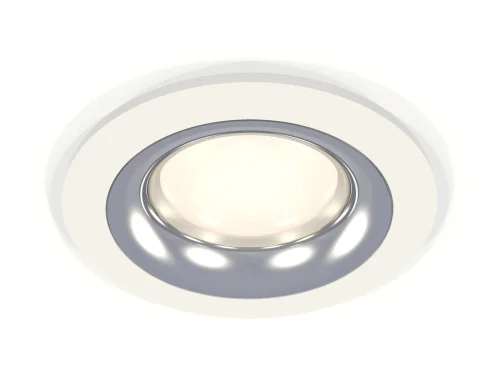 Светильник точечный XC7621003 Ambrella light белый 1 лампа, основание белое в стиле хай-тек современный 