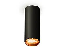 Светильник накладной Techno spot XS6343005 Ambrella light чёрный 1 лампа, основание чёрное в стиле современный круглый
