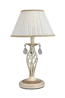 Настольная лампа Cremona OML-60804-01 Omnilux белая 1 лампа, основание белое металл в стиле классический 