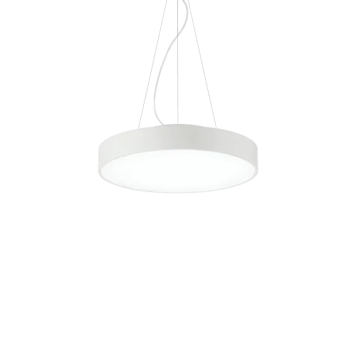 Светильник подвесной LED HALO SP D45 3000K Ideal Lux белый на 1 лампу, основание белое в стиле современный минимализм 