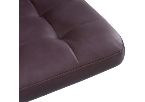 Барный стул Paskal brown 11880 Woodville, коричневый/искусственная кожа, ножки/металл/хром, размеры - *1120***450*470 фото 6