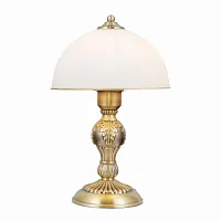 Настольная лампа Адриана CL405823 Citilux белая 1 лампа, основание бронзовое металл в стиле классический 