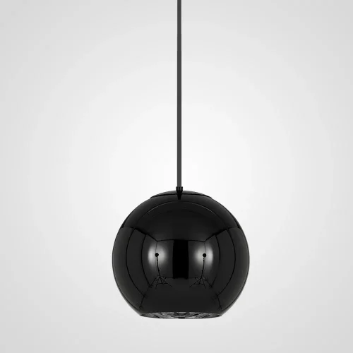 Светильник подвесной Copper Shade Black D15 182702-22 ImperiumLoft чёрный 1 лампа, основание чёрное в стиле современный арт-деко 