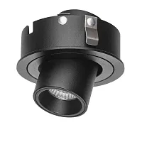 Светильник точечный LED Intero 217172 Lightstar чёрный 1 лампа, основание чёрное в стиле хай-тек 