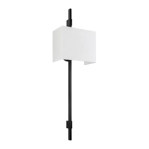 Бра Sonnet 10459 Black LOFT IT белый на 2 лампы, основание чёрное в стиле современный арт-деко 