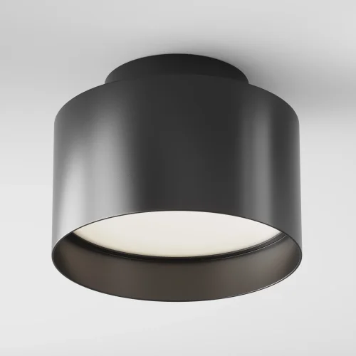 Светильник накладной LED Planet C009CW-L16B4K Maytoni чёрный на 1 лампу, основание чёрное в стиле современный хай-тек круглый фото 4