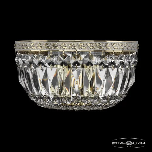 Бра 19041B/25IV GW Bohemia Ivele Crystal прозрачный на 2 лампы, основание золотое в стиле классический sp