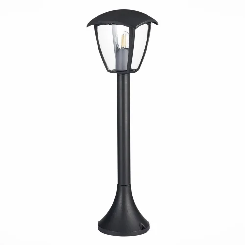 Парковый светильник Sivino SL081.405.01 ST-Luce уличный IP44 чёрный 1 лампа, плафон прозрачный в стиле современный E27 фото 2
