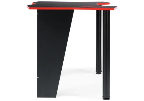 Компьютерный стол Алид черный / красный 474251 Woodville столешница чёрная из лдсп фото 2