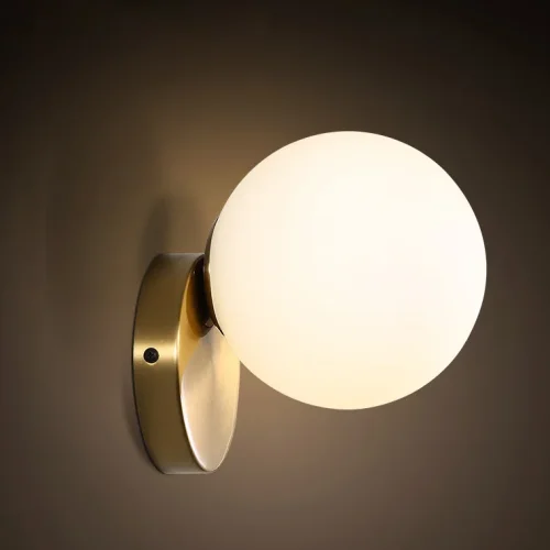 Настенный светильник Tip of the Tongue - Wall Mounted, 2015 L D20 177976-26 ImperiumLoft прозрачный на 1 лампа, основание латунь в стиле современный  фото 2