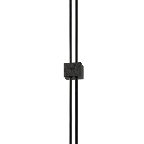 Светильник подвесной LED Supersymmetry P096PL-L11BK Maytoni чёрный 1 лампа, основание чёрное в стиле современный хай-тек минимализм трубочки фото 6