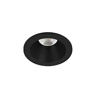Светильник точечный Helm Mini A2859PL-1BK Arte Lamp чёрный на 1 лампу, основание чёрное в стиле современный круглый