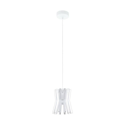 Светильник подвесной Locubin 97977 Eglo белый 1 лампа, основание белое в стиле модерн 