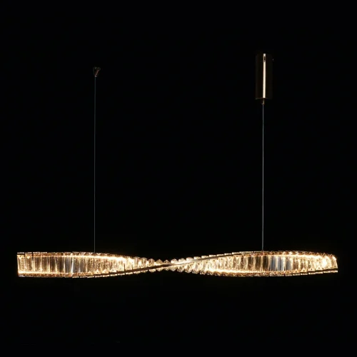 Светильник подвесной LED Гослар 498017301 MW-Light прозрачный 1 лампа, основание латунь в стиле классический  фото 2