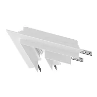 Угол-соединитель 45° встраиваемый Magnetic track system Gravity TRA010CLS-42W Maytoni белый в стиле хай-тек современный для светильников серии Magnetic track system Gravity встраиваемый gravity магнитная магнитный