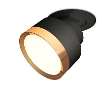Светильник точечный XM8102502 Ambrella light чёрный 1 лампа, основание чёрное в стиле хай-тек 