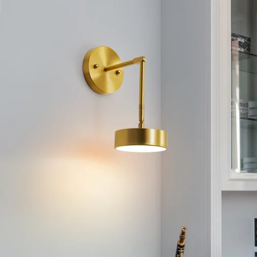 Настенный светильник LED TENN WALL 167377-26 ImperiumLoft латунь на 1 лампу, основание латунь в стиле современный фото 3