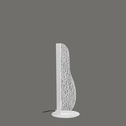 Настольная лампа LED Bianca 7837 Mantra прозрачная 1 лампа, основание белое металл в стиле хай-тек современный  фото 3
