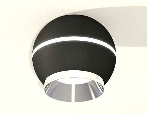 Светильник накладной Techno spot XS1102011 Ambrella light чёрный 1 лампа, основание чёрное в стиле современный круглый фото 2