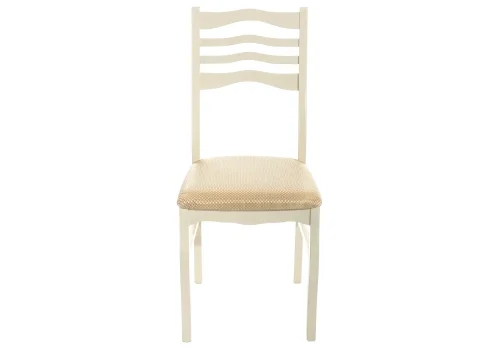 Деревянный стул Амадиу бежевый 339018 Woodville, бежевый/ткань, ножки/дерево/молочный, размеры - ****420*490 фото 2