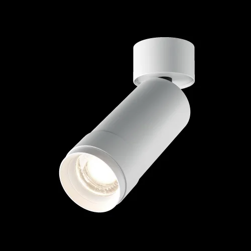 Светильник накладной LED Focus Zoom C055CL-L12W4K-Z-W Maytoni белый на 1 лампу, основание белое в стиле хай-тек современный круглый фото 10