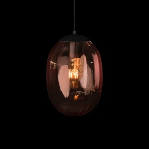 Светильник подвесной Bubble 10427 Purple LOFT IT розовый на 1 лампу, основание чёрное в стиле современный фото 2