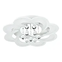 Светильник потолочный LED с пультом 10236/8LED Escada белый на 1 лампу, основание белое в стиле арт-деко с пультом Светильник потолочный LED с пультом 10236/8LED Escada белый на 1 лампу, основание белое в стиле арт-деко с пультом