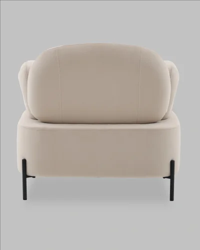 Кресло Кэнди велюр бежевый УТ000041757 Stool Group, /, ножки//, размеры - *****мм фото 7