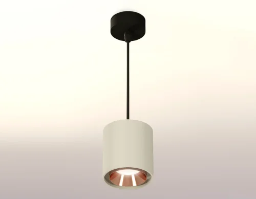 Светильник подвесной Techno spot XP7724001 Ambrella light серый 1 лампа, основание чёрное в стиле современный хай-тек  фото 2