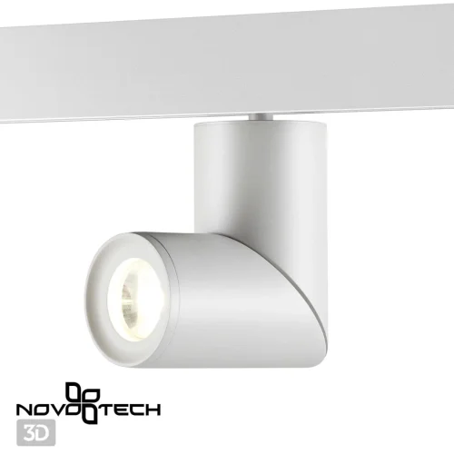 Трековый светильник для низковольтного шинопровода LED Flum 358546 Novotech белый для шинопроводов серии Flum белый фото 5