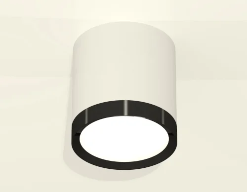 Светильник накладной XS8141002 Ambrella light белый 1 лампа, основание белое в стиле хай-тек круглый фото 2
