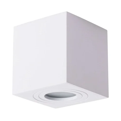 Светильник накладной Galopin A1461PL-1WH Arte Lamp белый на 1 лампу, основание белое в стиле современный квадратный